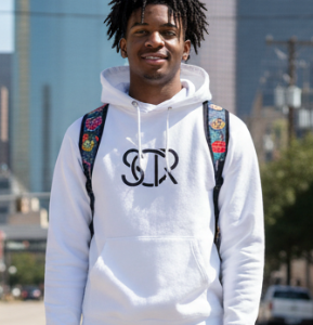 2nd Gen Logo Hoodie (black print)